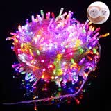 馨圣颐led彩灯串灯室外氛围灯带满天星户外过年节日新年圣诞装饰星星灯 彩色50米500灯公母插可串联600米【不含插头】