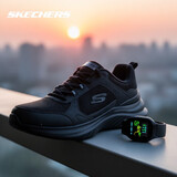 斯凯奇（Skechers）男鞋黑武士厚底缓震跑步鞋软底休闲鞋户外通勤健步鞋运动鞋 8