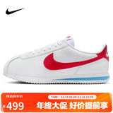 耐克NIKE女子运动休闲鞋阿甘复古CORTEZ新年红运动鞋DN1791-108白37.5
