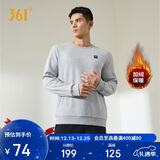 361°卫衣男装秋冬季长袖运动服休闲圆领宽松加绒上衣服652344801D-7