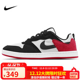 耐克NIKE男女经典休闲鞋SB ALLEYOOP新年红运动鞋CJ0882-102白黑42