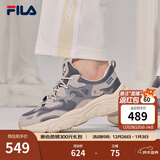 FILA斐乐女鞋跑步鞋情侣同款老爹鞋MARS火星鞋男鞋休闲运动鞋 【女款】烟灰/鸽子灰-FD 36.5