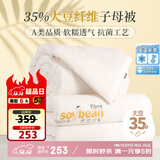 多喜爱家纺子母被 二合一春秋冬季加厚被子大豆被芯被褥11斤220*240cm