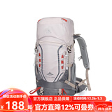 艾王（AIONE）新款专业户外登山双肩背包40升大容量男女轻便量化徒步旅行防泼水 卡其色 (第二代8109B) 35+5L（背负系统+送防雨罩）