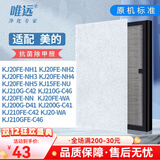 唯远 适配美的空气净化器过滤网滤芯 KJ20FE-NH5/KJ200G-D41/C41