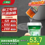 三棵树漆室内透明防水胶卫生间防水涂料厨卫浴室堵漏补漏防水胶 300g