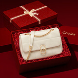 蔻一（Cnoles）链条包女士菱格单肩斜挎包高级感腋下包生日礼物送女友老婆