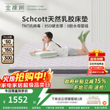 金橡树泰国天然乳胶原液进口抗菌防螨双人床垫 泰舒Plus1.2*2米适中偏硬