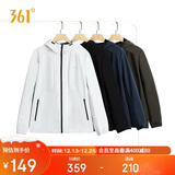 361°外套男秋冬季新款三防加绒运动休闲夹克风衣抓绒衣652544605D-1
