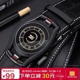 马莎兰缇(MashaLanti)男士皮带鳄鱼纹头层牛皮腰带自动扣裤带父亲节生日礼物实用送爸爸男朋友老公