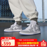 耐克NIKE男女AJ1小迪奥 轻奢感JORDAN 1运动休闲鞋DC0774-105白灰35.5