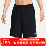 耐克NIKE男子春夏梭织短裤 运动休闲 凉爽轻便FN2999-010黑色 L
