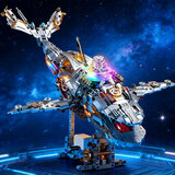 搭一手积木拼装机械组蓝鲸模型儿童玩具6-12岁男孩生日礼物