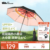 蕉下（beneunder）太阳伞防紫外线夏季遮阳伞晴雨两用伞双层三折防晒伞防晒小黑伞 【经典果趣】嬉柚