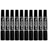 BUNKI记号笔油性大头笔马克笔双头物流玻璃钢材纸箱防水不可擦 50支 黑色（实惠装）