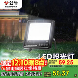 公牛（BULL）LED投光灯路灯庭院灯工地灯露营灯 IP65防水高亮度30W-6500K白光
