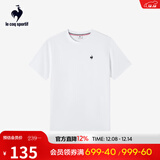 乐卡克法国公鸡夏季圆领短袖T恤 L242UECA0301 瓷白色 2XL