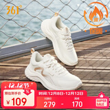 361°运动鞋女秋冬季保暖网布轻便减震通勤休闲跑步鞋子女682232210-6