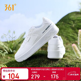 361°运动男鞋秋冬季学生复古厚底增高小白休闲板鞋子男672426611-1