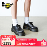 马丁博士（Dr.Martens）1461Quad明星同款新款爆款松糕厚底增高鞋 黑色 36