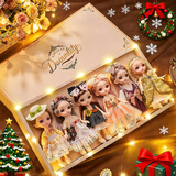 奥智嘉儿童玩具女孩换装娃娃仿真3-6岁洋娃娃公主玩偶礼盒圣诞生日礼物