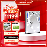 西部数据（WD）4TB 笔记本机械硬盘 WD Blue 西数蓝盘 SATA 4800转128MB 15mm 2.5英寸WD40NPJZ
