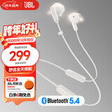 JBL TUNE 235BT 半入耳式耳机 颈挂式蓝牙耳机 蓝牙耳麦 防水设计 适用苹果小米 新年礼物 推荐 白色