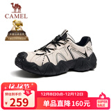 骆驼（CAMEL）云山1代户外秋季徒步登山休闲丑萌鞋情侣 G15S076104 米白/黑 42