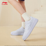 李宁浮舟丨女鞋板鞋轻盈软弹透气增高小白鞋夏百搭经典休闲鞋AGCS420