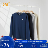 361°卫衣男装秋冬季长袖运动服休闲跑步圆领宽松上衣服652334801D-8