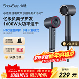 小适11万转高速电吹风机家用风筒高浓度负离子护发大风力速干降噪无刷电吹风送家人圣诞节礼物A18-GY 
