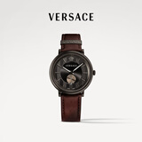 范思哲（VERSACE）瑞士手表男士夜光石英表礼盒生日礼物送男友VEBQ00419-42MM巧克力