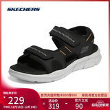 斯凯奇（Skechers）凉鞋男士秋季厚底休闲鞋软底外穿运动凉拖鞋237286