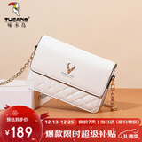 啄木鸟（TUCANO）包包女款2025年牛皮链条小方包单肩斜挎包圣诞新年生日礼物送女友