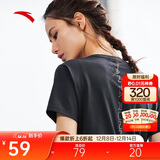 安踏速干T丨跑步T恤女夏季速干吸湿瑜伽健身运动透气短袖休闲上衣