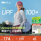 蕉下（beneunder）防晒衣女外套凉感修身短款辣妹防紫外线女AL119乌云灰S