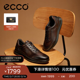 爱步（ECCO）商务皮鞋 男士休闲皮鞋男鞋牛皮鞋子正装鞋婚鞋 雅仕207124 可可棕20712401482 45