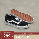 VANS范斯官方 Ward经典黑个性街头复古女鞋板鞋 黑色(女款) 37