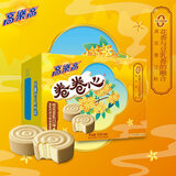 高乐高 卷卷心面包 桂花豆乳口味 28g*4枚 瑞士卷夹心涂层蛋糕 休闲零食