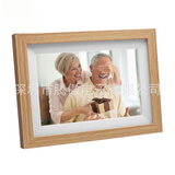 小米部依wifi智能10寸数码相框高清触屏手机app发送图片vphoto电子相册 10.1寸原木框(64GB)