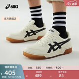 亚瑟士ASICS男鞋女鞋运动休闲鞋复古篮球鞋百搭板鞋 COURT MZ 米白色/黑色 38