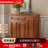 雷勒鞋柜新中式简约现代门厅柜客厅收纳柜子储物柜多功能美式玄关柜 402款102.4*34.3*100cm
