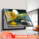 瑞尚（RUISHANG） 现代简约电表箱装饰画配电箱遮挡画餐厅挂画电闸箱多媒体画壁画 福鹿登辉A 50*40可覆盖（横40竖30）晶瓷面