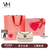VANESSA HOGAN VH女包茵然软包系列复古太阳神菱格链条包单肩斜挎包圣诞礼物女