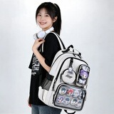 Edison爱迪生中学生书包二次元吧唧谷子痛包高颜值ins风高中双肩包W50-2