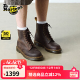 马丁博士（Dr.Martens）1460 Crazy Horse男女美拉德疯马皮马丁靴 深棕色 37