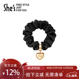 She's茜子心型职业发圈皮筋简约发绳时尚头饰圣诞礼物送女友