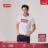 Levi's李维斯情侣美式宽松印花时尚简约舒适潮流纯棉圆领短袖T恤 白色 002A0-0000 XL