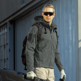 龙牙五代龙牙城市潜伏者软壳防风耐磨战术外套男士战术通勤夹克 深灰绿 L 180/100A