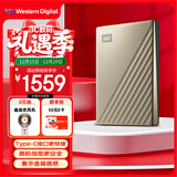 西部数据（WD）移动硬盘6TB type-c Ultra系列 2.5英寸 金 机械硬盘 笔记本电脑外接加密兼容Mac 大容量家庭存储